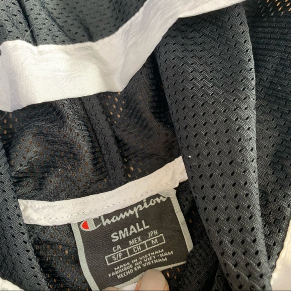 ๐ CHAMPION MESH ZIPPER DRAWSTRING LOGO SMALL C - Picture 5 of 9